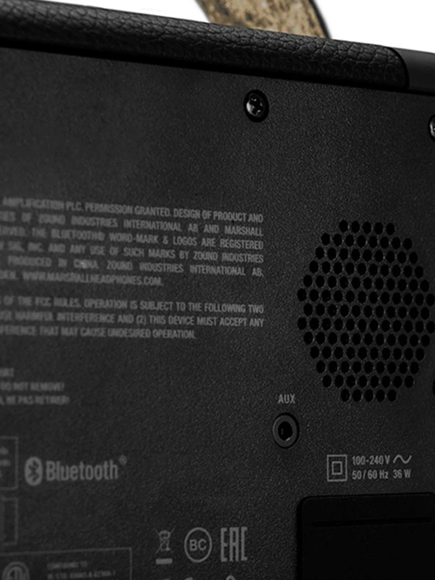 Marshall Kilburn II 36W Portable Bluetooth Speaker (Black & Brass)