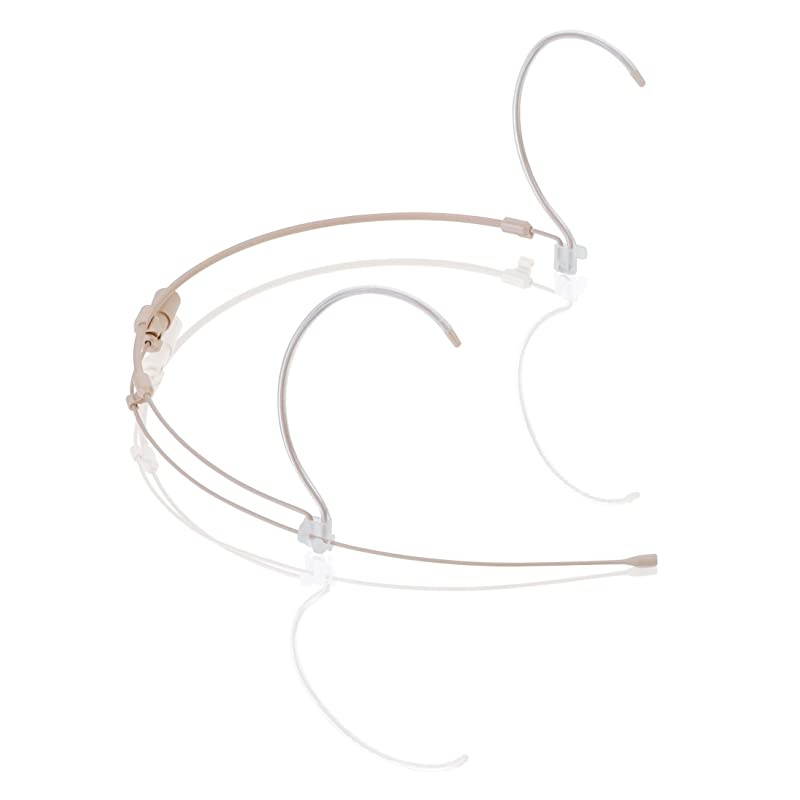 H6OW6LSL H6 Omnidirectional Wireless Headset Microphone for Shure/Carvin/JTS/Trantec Transmitters (Light Beige)