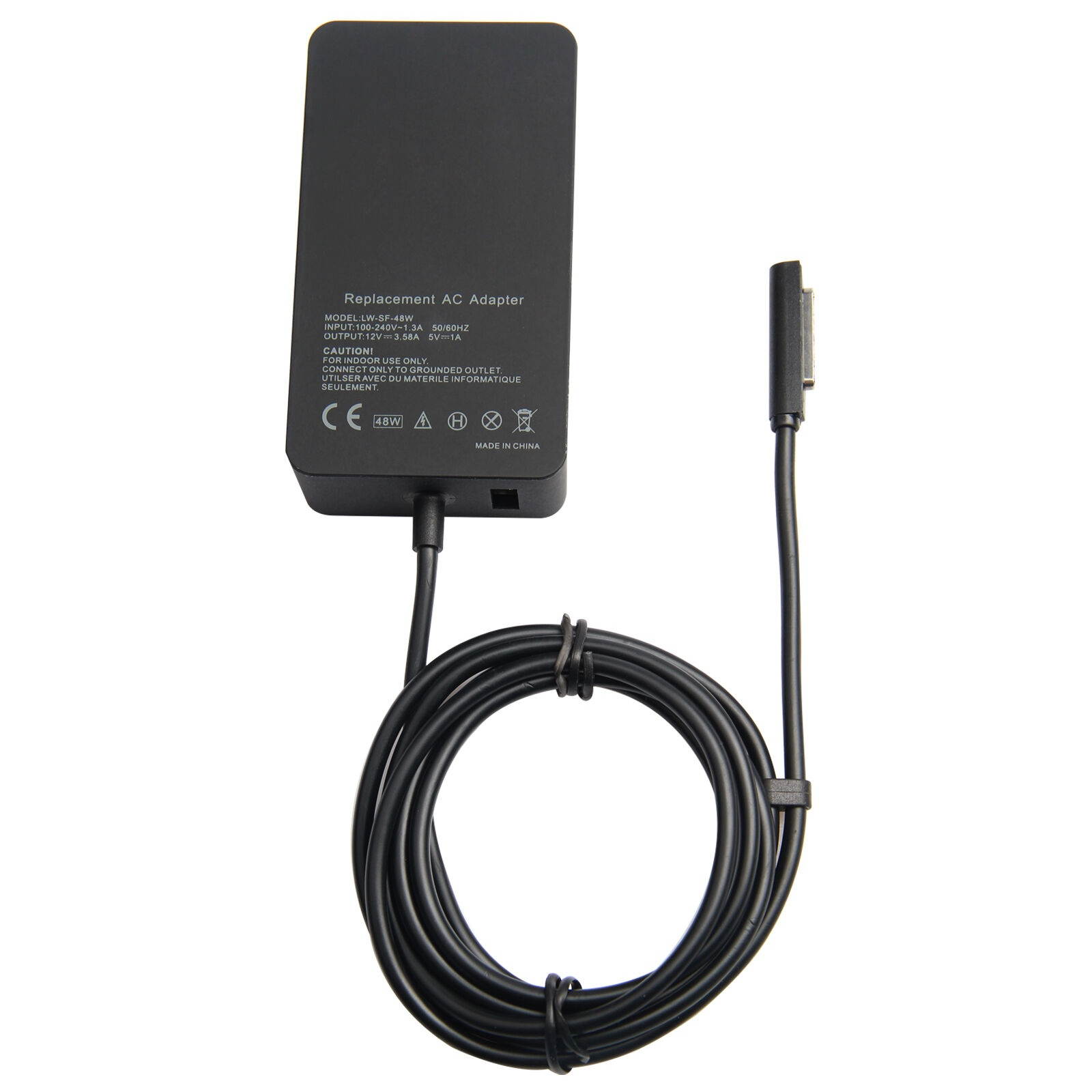 Surface Pro 2 Power Supply Adapter 48W Compatible Microsoft Surface Pro 1 RT RT2