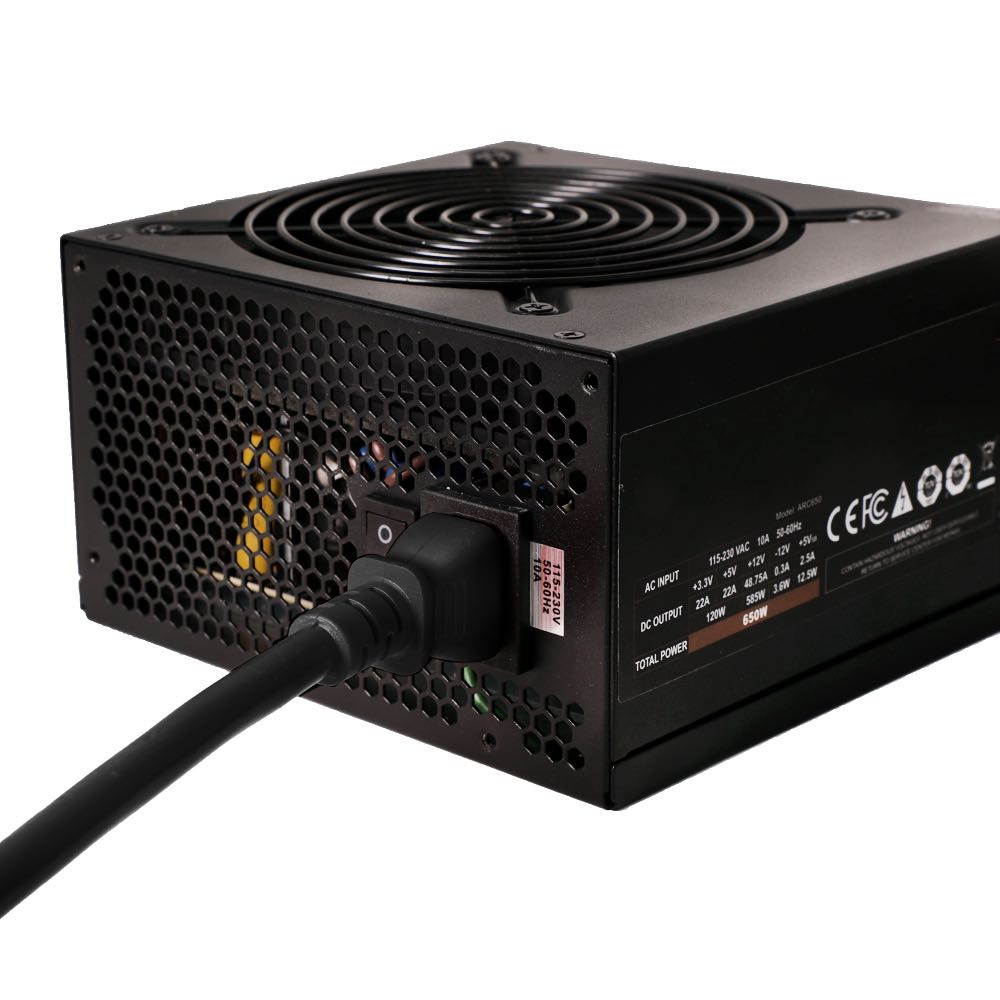 Ironbox C14 to C13 Connector Power Cord - 1 Foot - Blue - 10A/250V - 18/3 SJT - IBX-2817-01