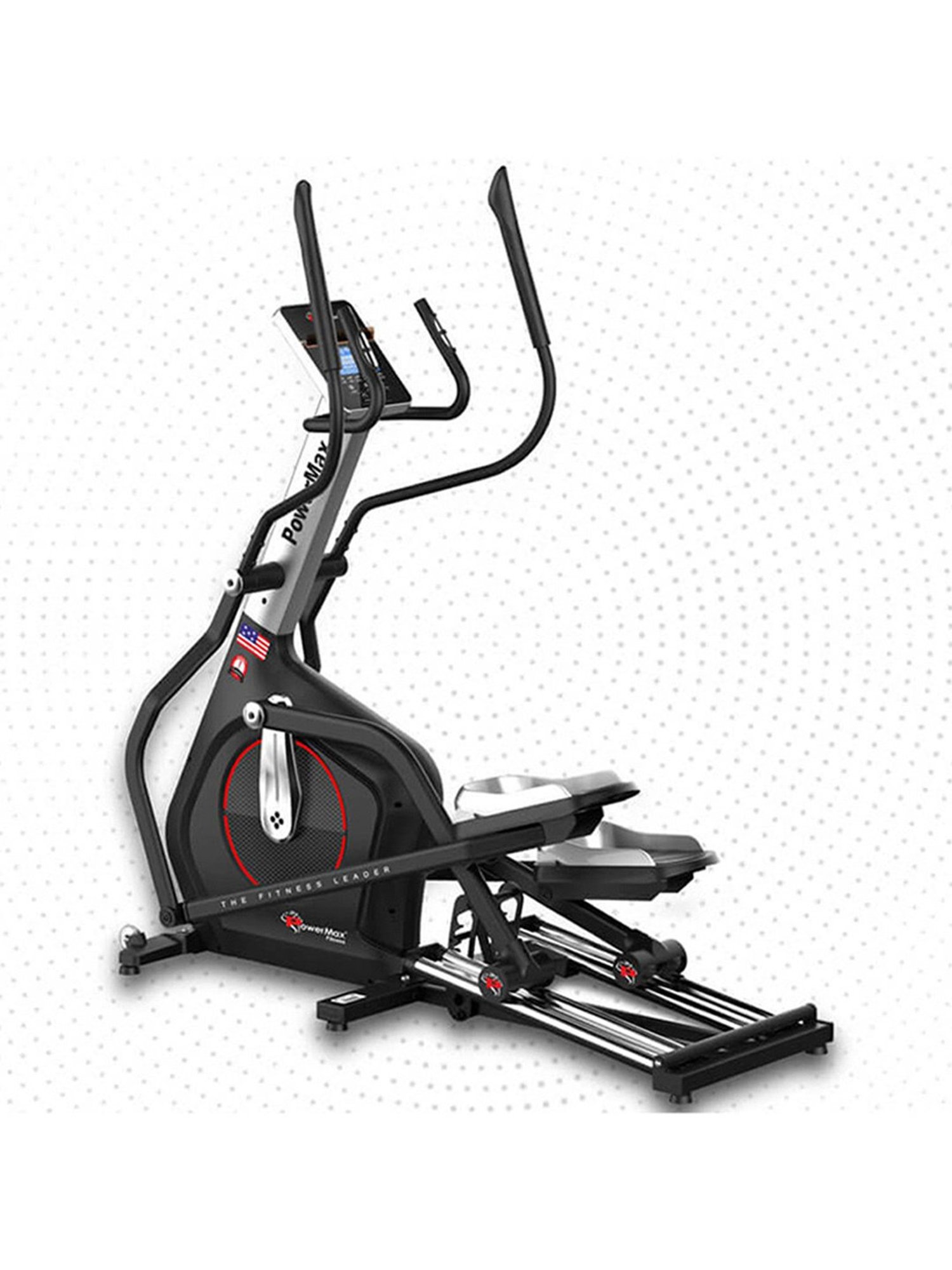 PowerMax Fitness EC-1800 Elliptical Trainer (Black)