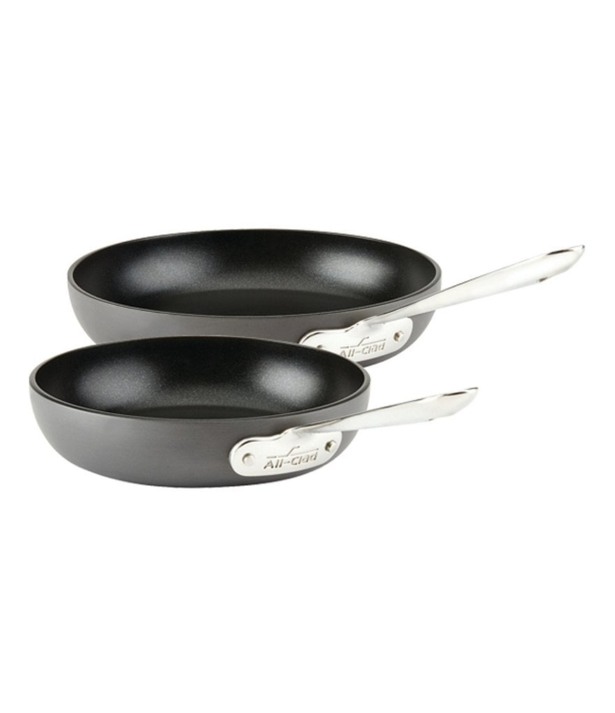 All-Clad HA1 Hard Anodized Nonstick 8#double; & 10#double; Fry Pan Set