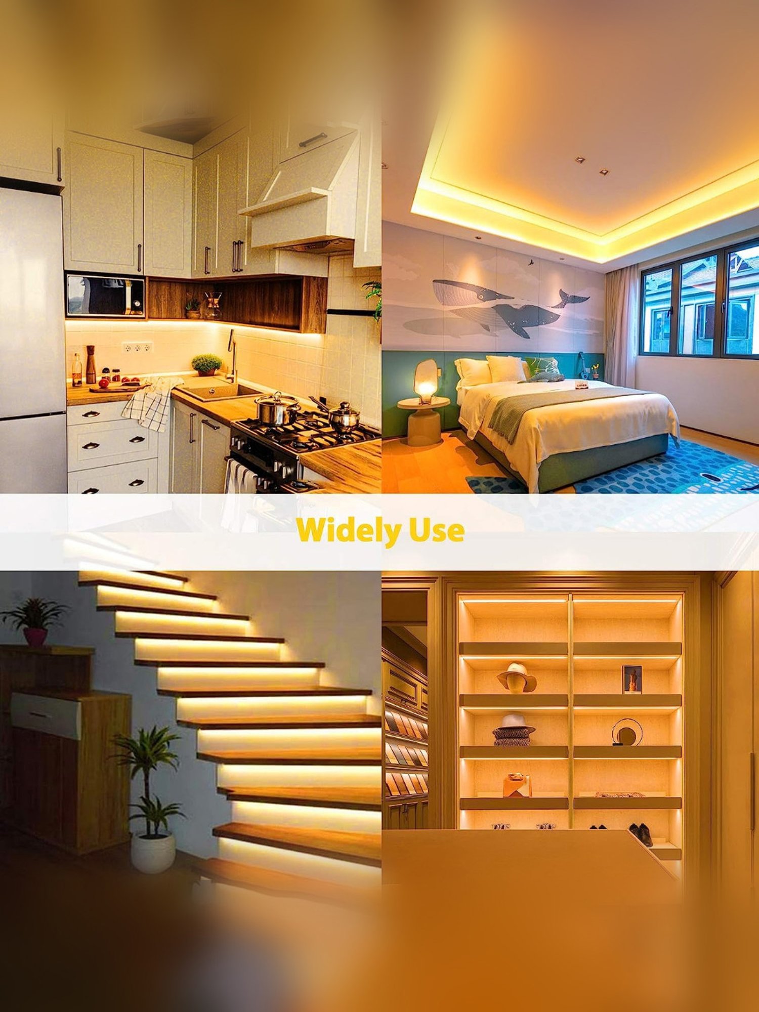 Xergy LED Neon Strip Lights 5Mtr, IP67 Waterproof Neon Rope Light for Home Decoration (Yellow)