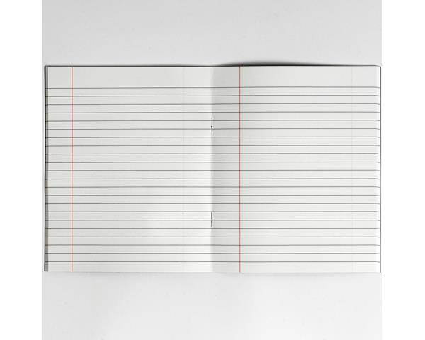 Rhino Exercise Book, 8 x 6.5 Inches, 80 page, 8mm ruled lines with margin, Light Blue Cover (Pack of 10)