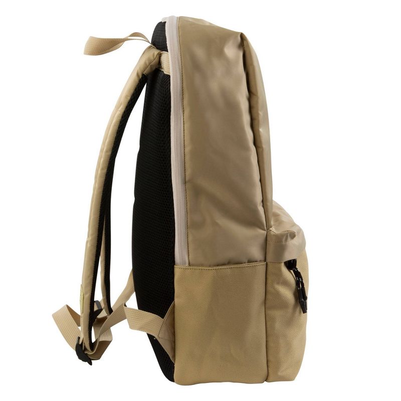 WIB Miami City Slim Backpack for up-to 14.1" Notebook , Tablet, eReader - Green - Twill Polyester - Twill Polyester, Microsuede - Shoulder Strap