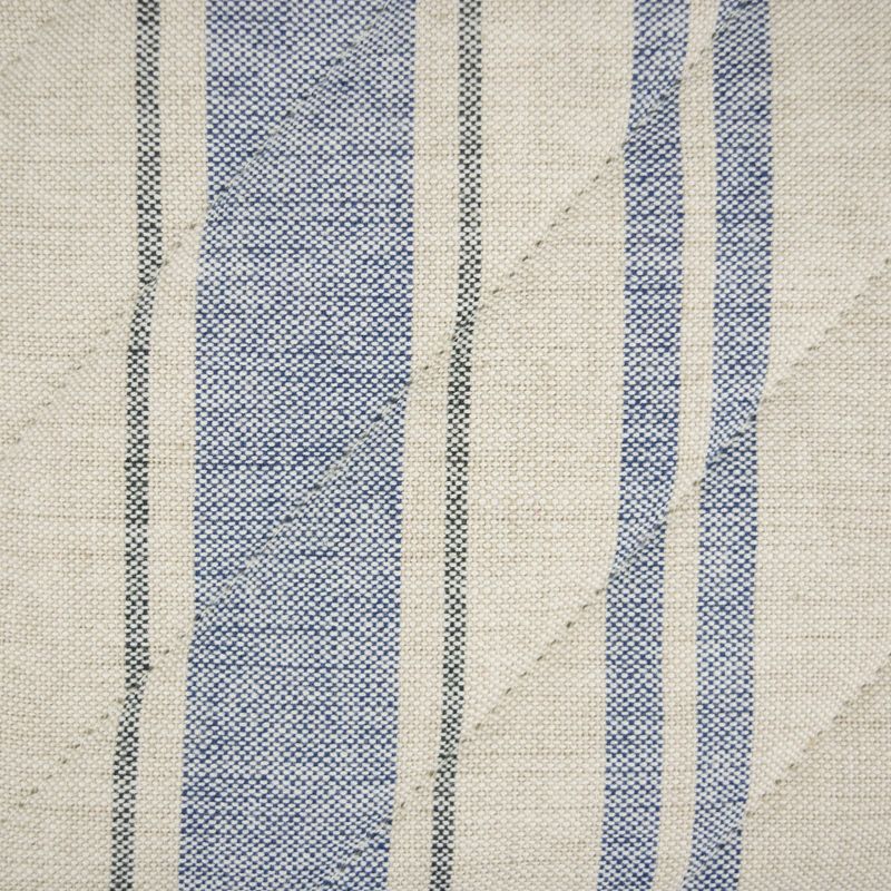 2pk Cotton French Striped Oven Mitts Blue - Design Imports