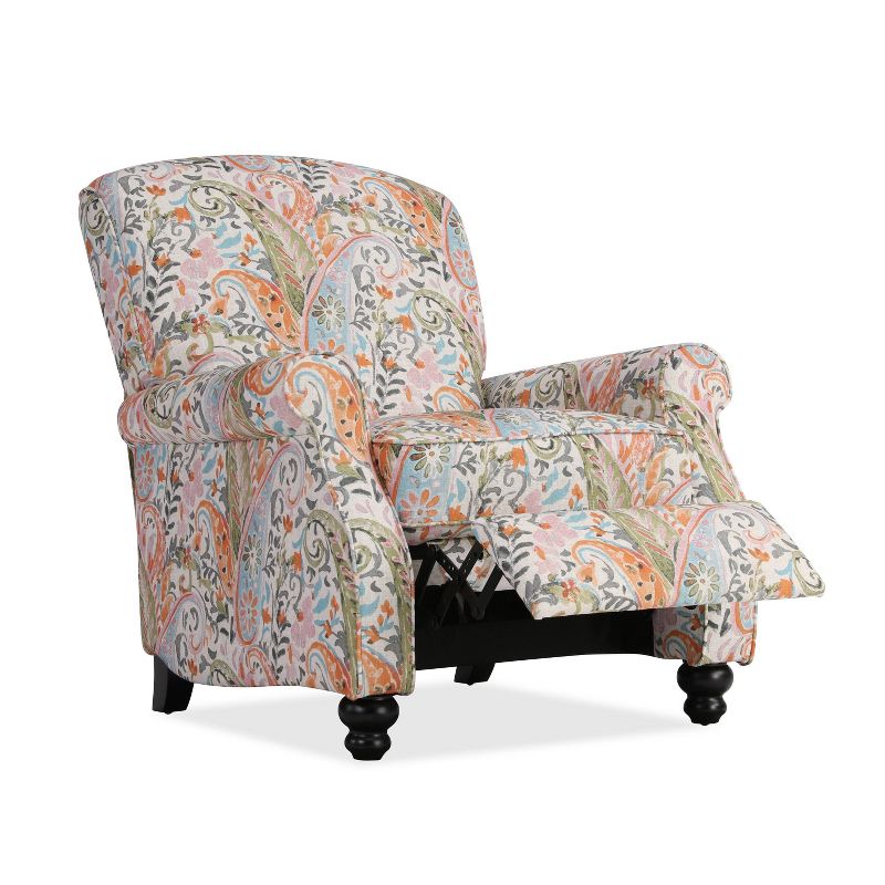 Tami Push Back Recliner Chair Paisley Yellow - ProLounger