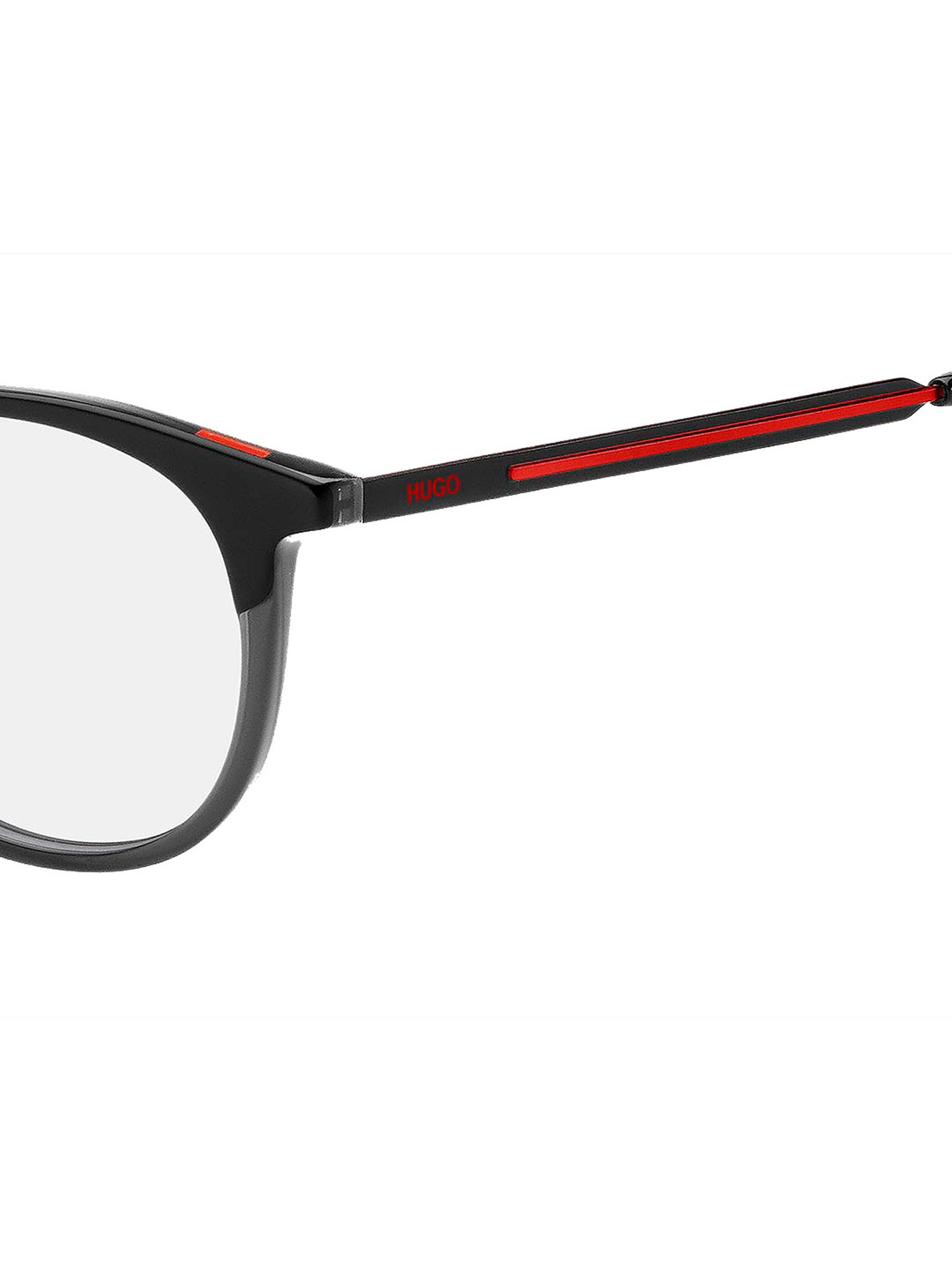 HUGO Black Oval Eye Frames for Men