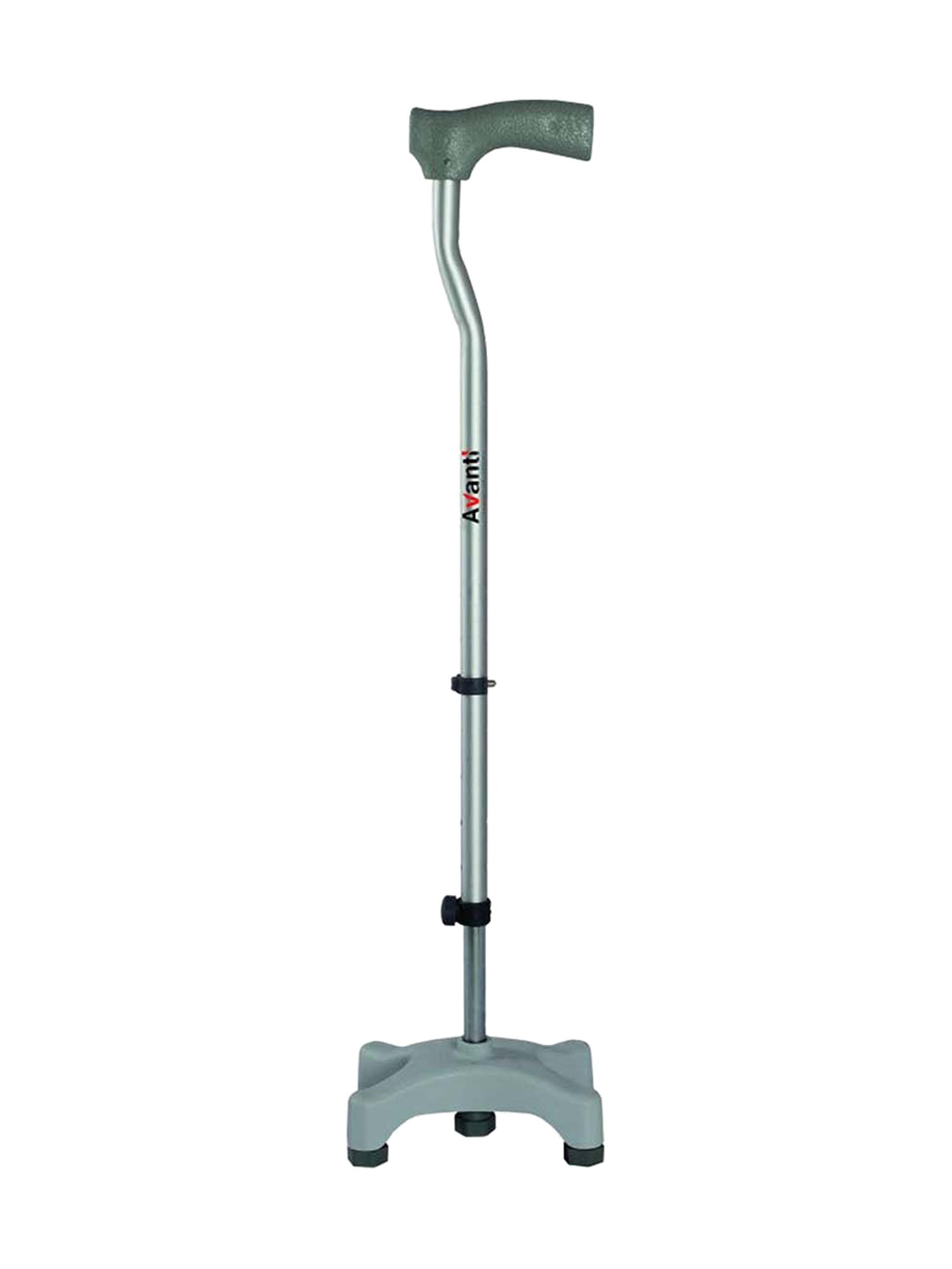 Vissco Avanti L Shape Quadripod Stick (Grey)