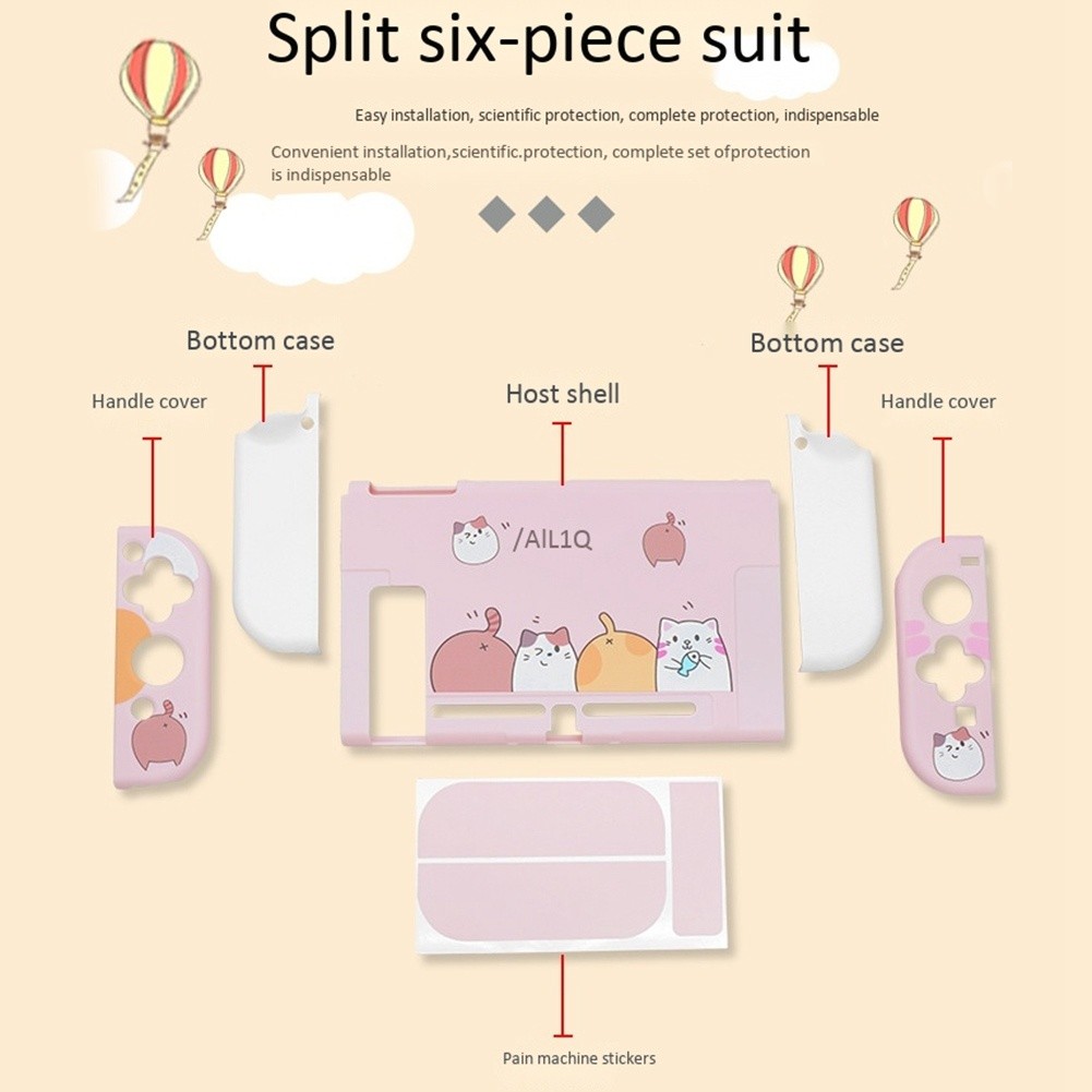 Suitable for Nintendo Switch Protective Shell Frosted Painted Shell Ns Split Shell Switch Protective Cover B