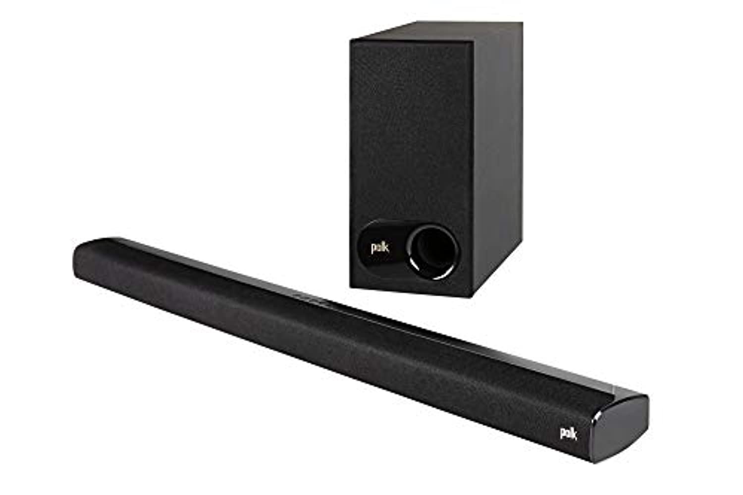 Polk Audio Signa S2 Ultra-Slim TV Sound Bar | Works with 4K  and  HD TVs | Wireless Subwoofer | Includes HDMI  and  Optical Cables | Bluetooth Enabled, Black (SIGNAS2)
