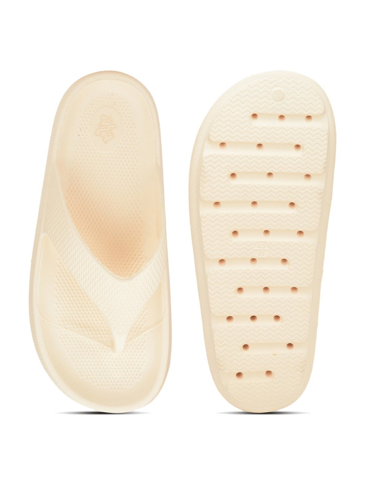 Aha by Liberty Women's Beige Flip Flops