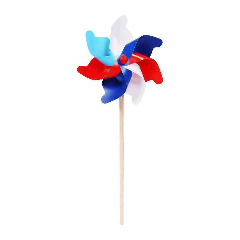 20" Solid Pinwheel Red White Blue Multi - Sun Squad™