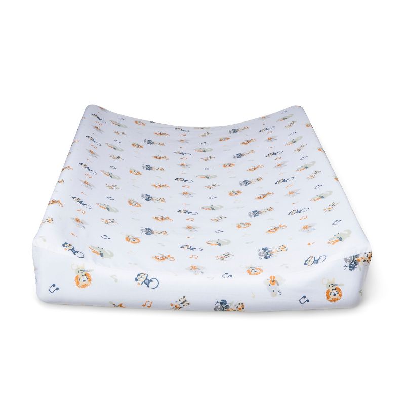 Trend Lab 6 Piece Crib Bedding Set - Safari Rock Band