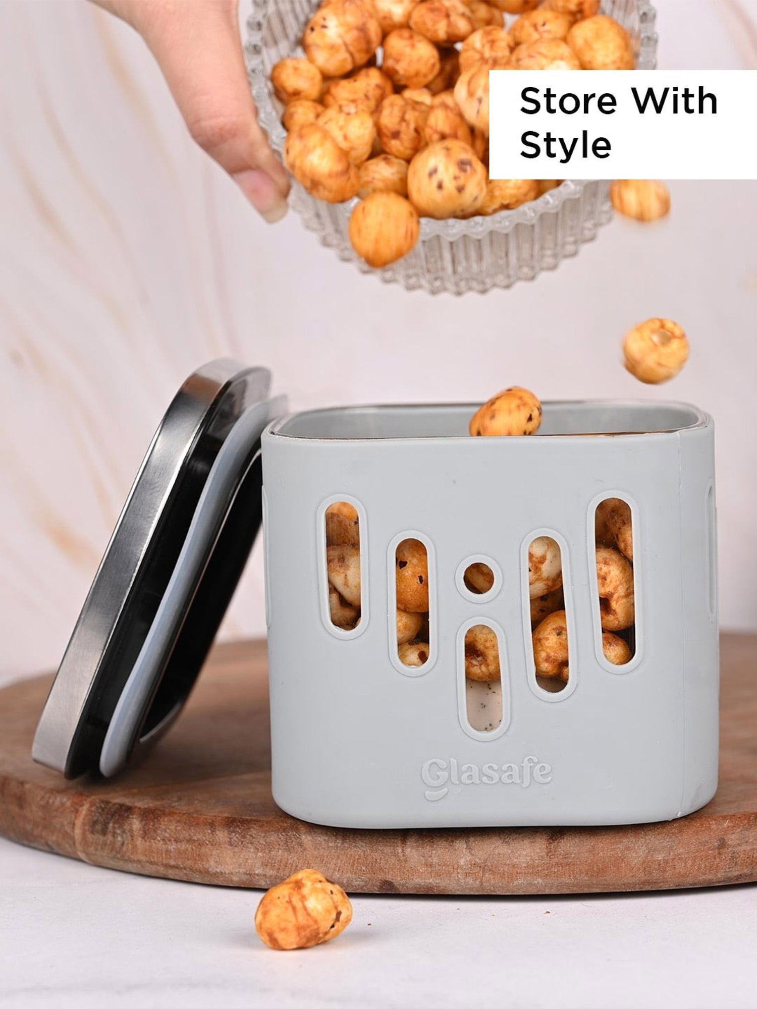 Borosilicate Glass Containers with Lids Microwave Safe Container for Glass Food Storage Containers