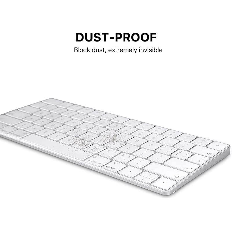 Magic Keyboard Cover Skin Protector Fit for Apple iMac Magic Keyboard MLA22LLA A1644 Clear TPU