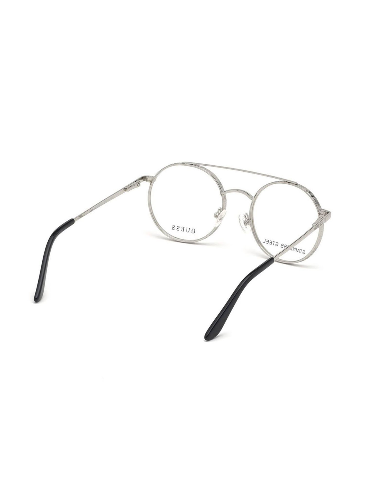 Guess Silver Round Eye Frames for Women
