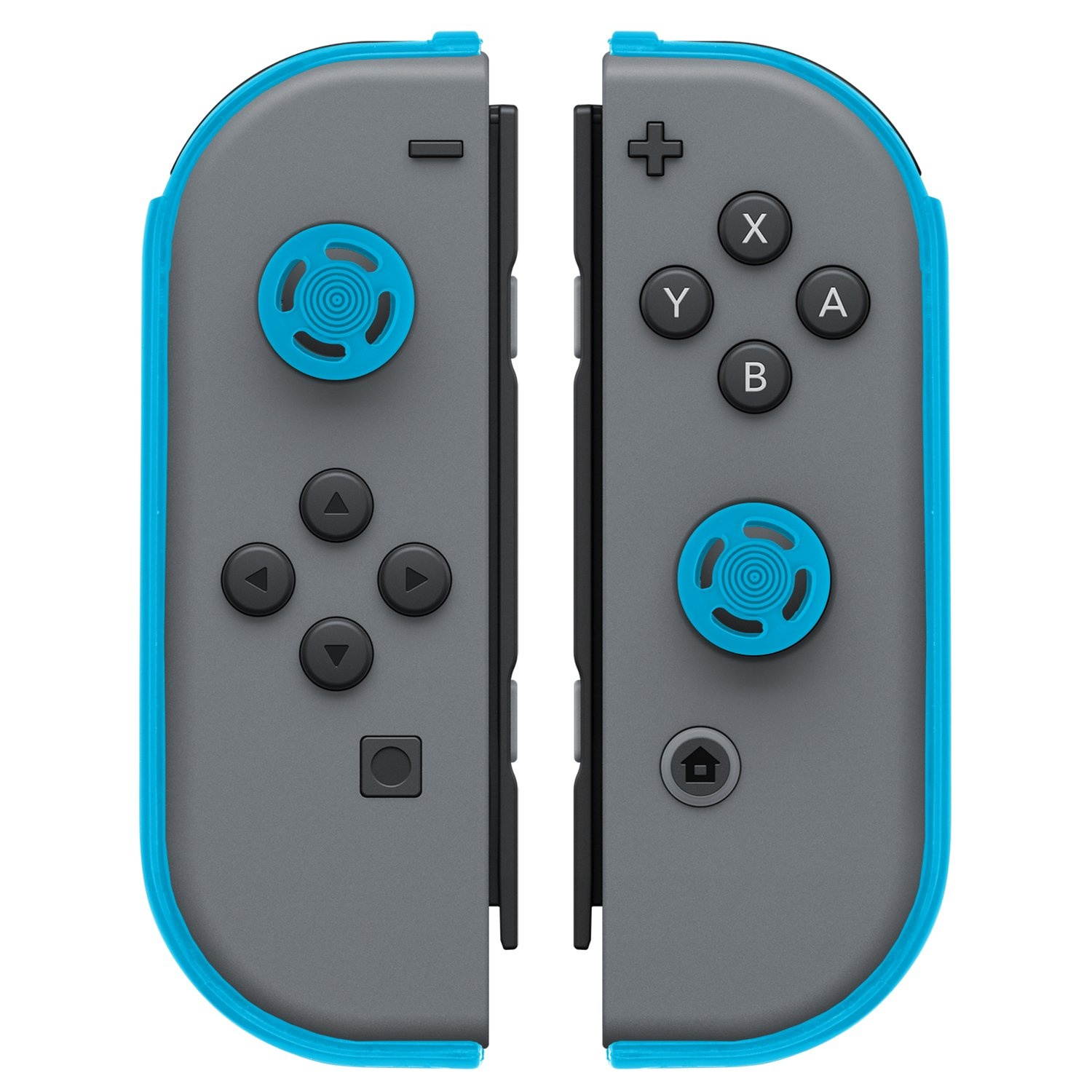 Nintendo Switch Comfort Grip Joy Con Armor Guards 2 Pack by PDP, Blue & Black