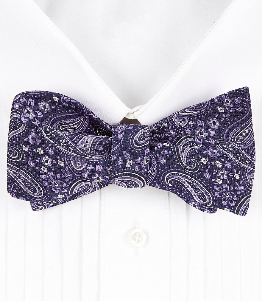 Cremieux Pamona Paisley Silk Bow Tie