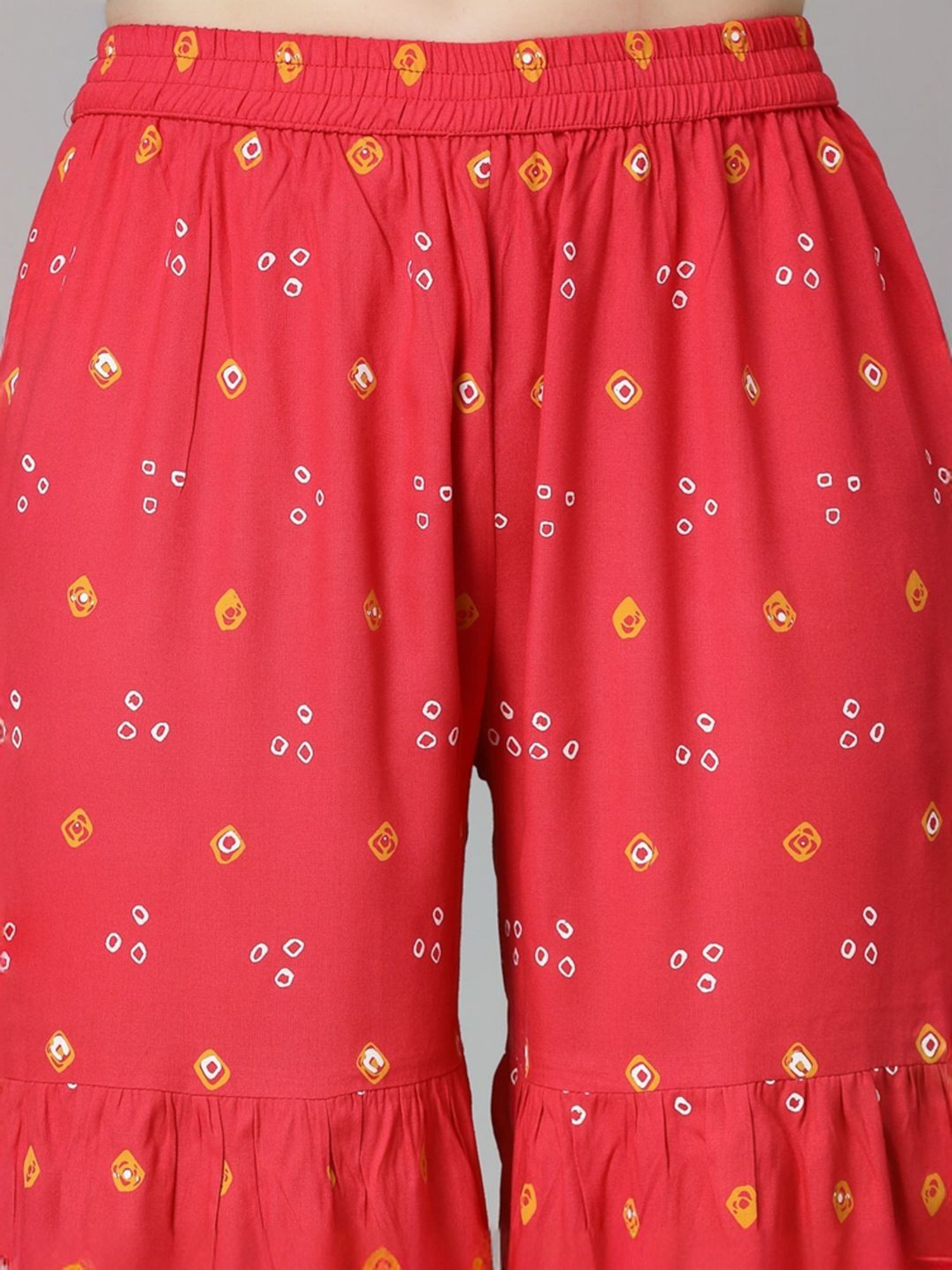 Stylum Coral Embroidered Kurta & Sharara Set With Dupatta