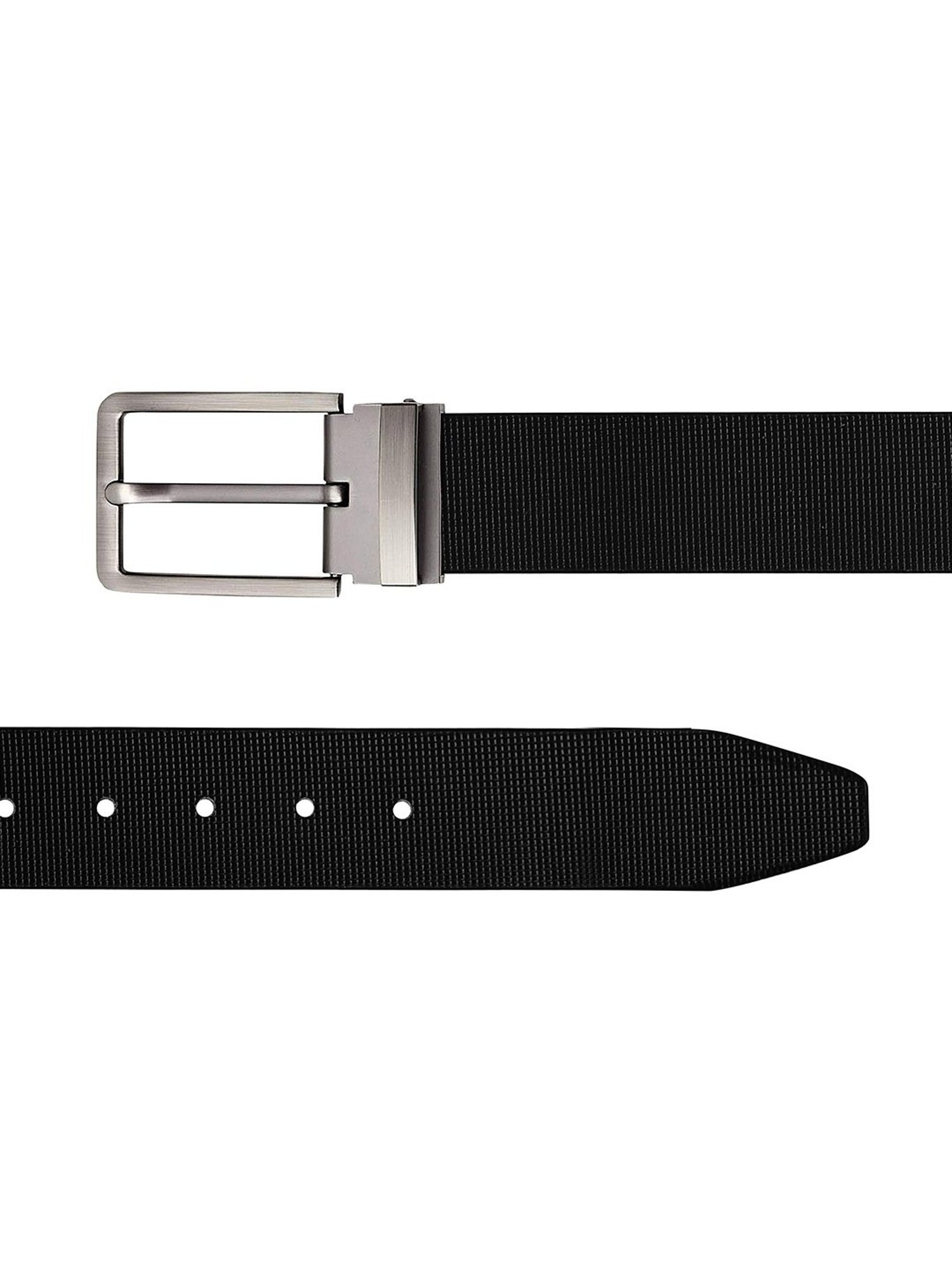 SCHARF Black Leather Waist Belt with Wallet for Men