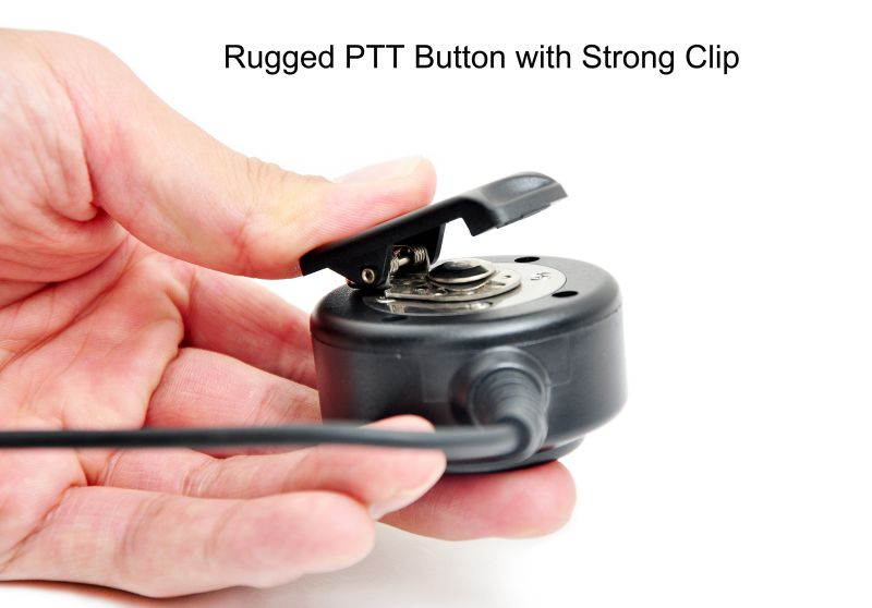 CQtransceiver Quality Noise Cancelling Whisper Tactical Throat Microphone Headset Earpiece for Airsoft Paintball Motorcycle Riding Night Club Use With Baofeng Kenwood Retevis Portable Walkie Talkie