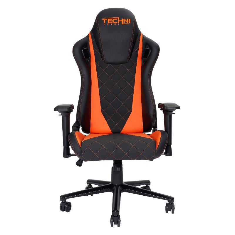Ergonomic Gaming Chair Orange - Techni Sport