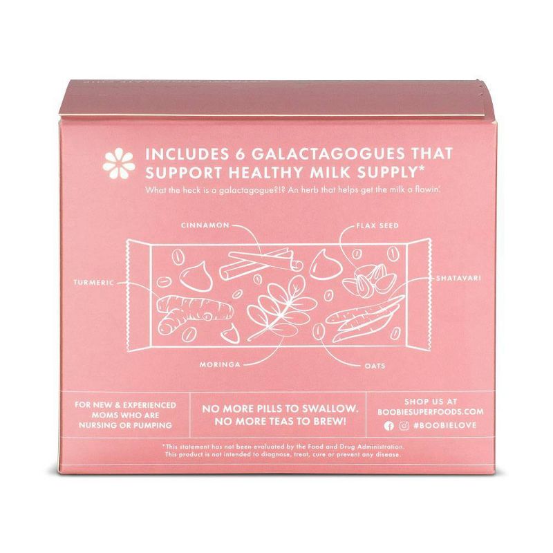 Boobie Bar Superfood Breastfeeding Bar Oatmeal Chocolate Chip - 1.7oz 6ct