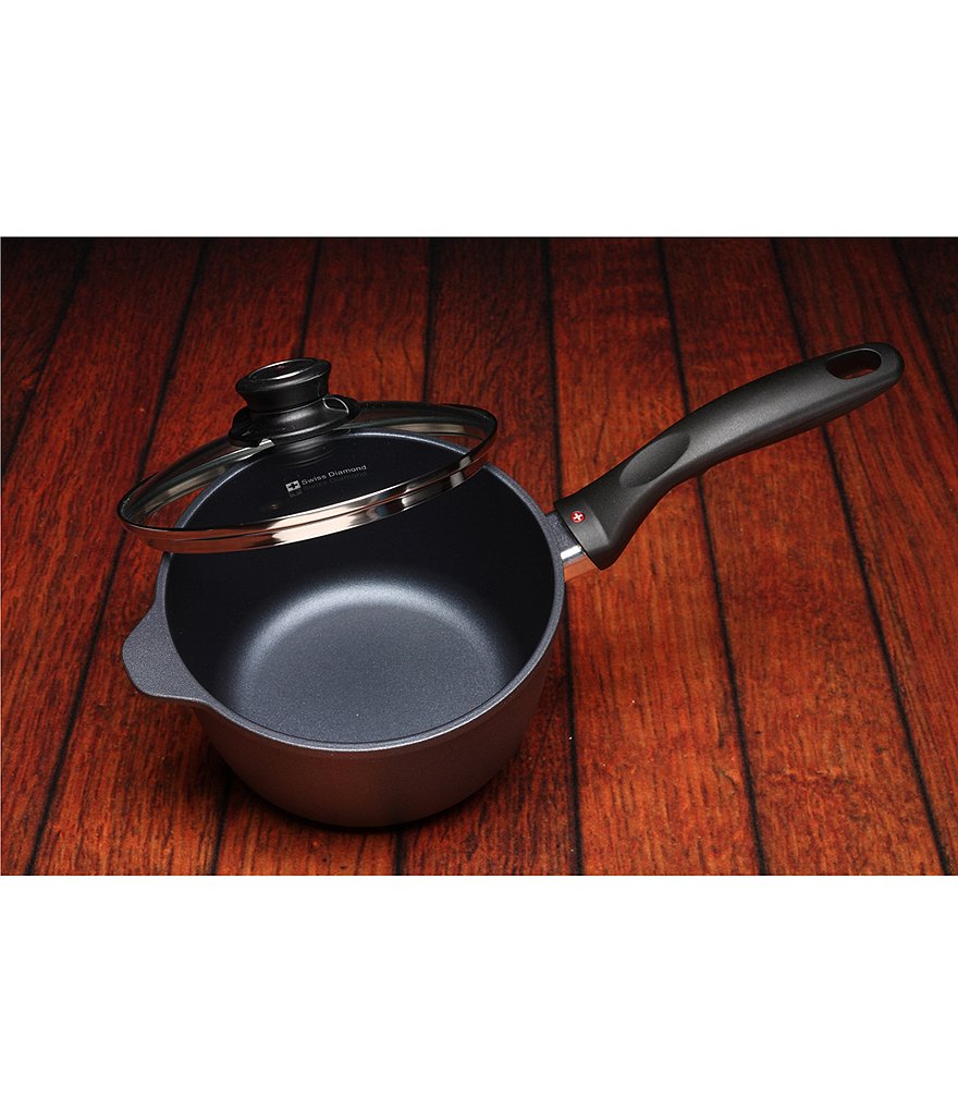 Swiss Diamond HD Classic Induction Nonstick Covered Saucepan
