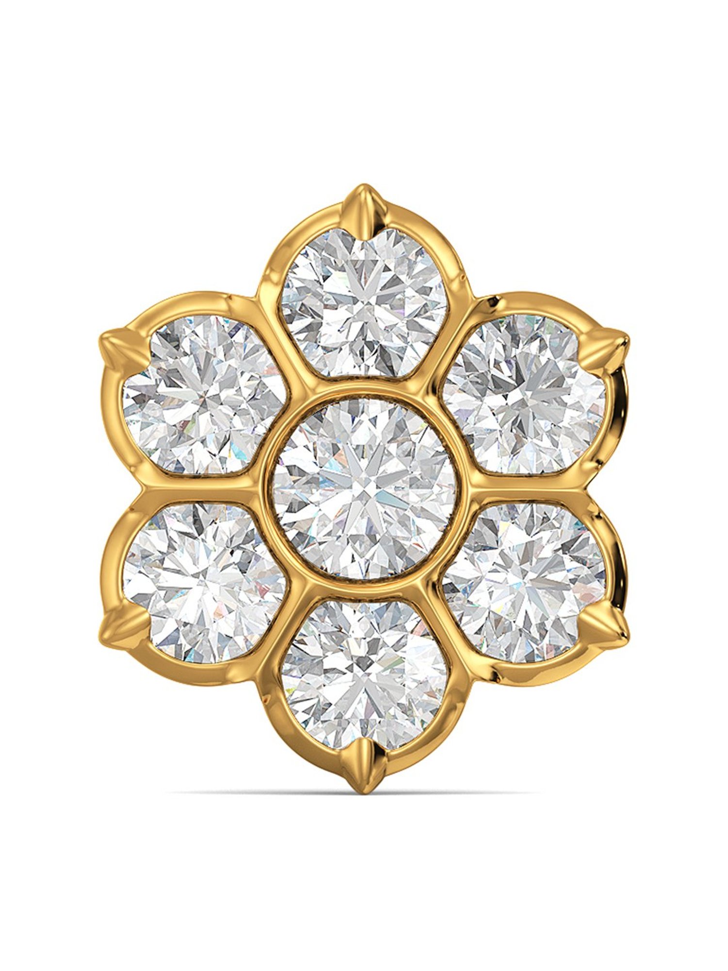 Joyalukkas 22k Gold & Diamond Nosepin