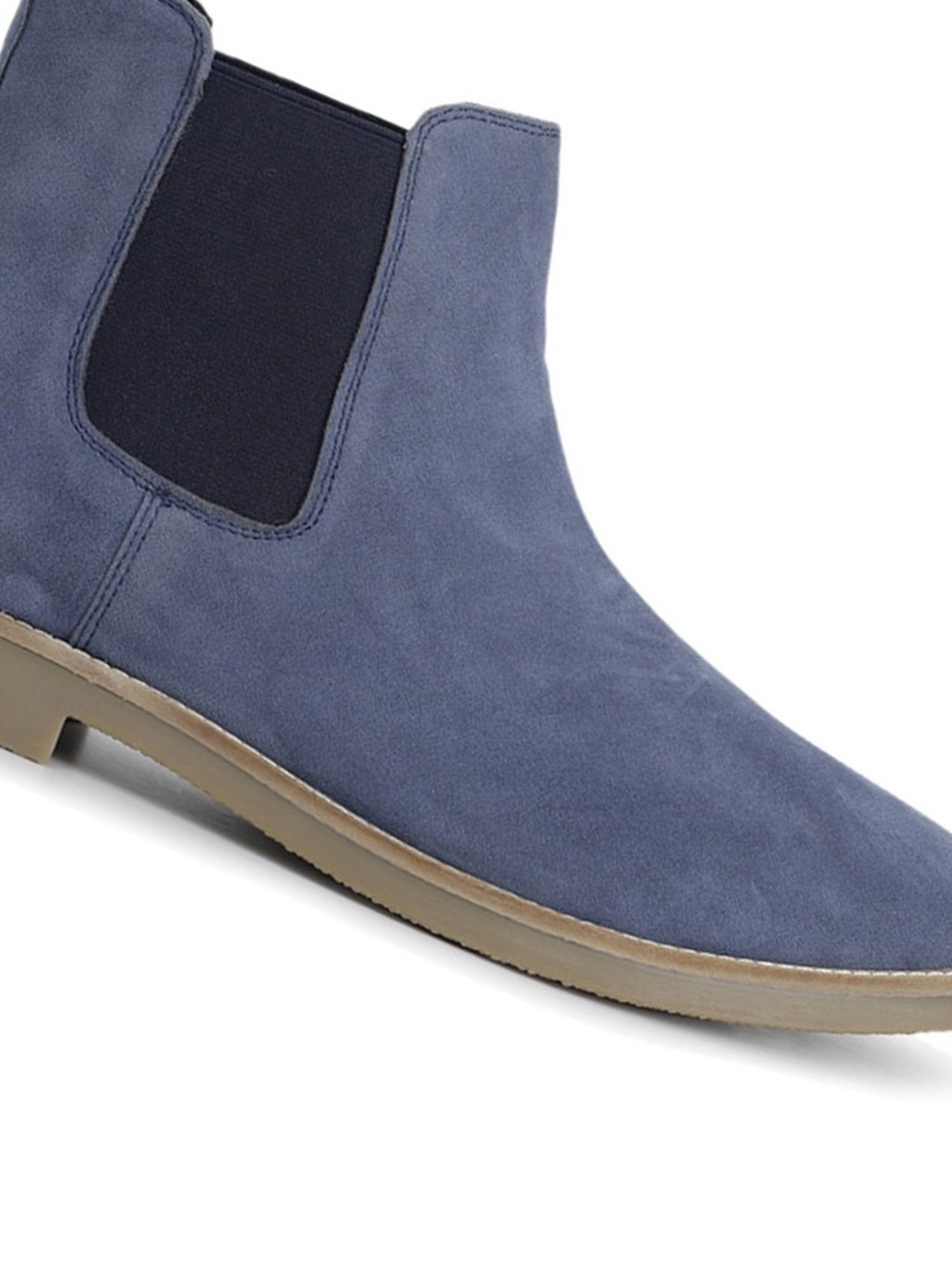 Yoho Men's Blue Chelsea Boots
