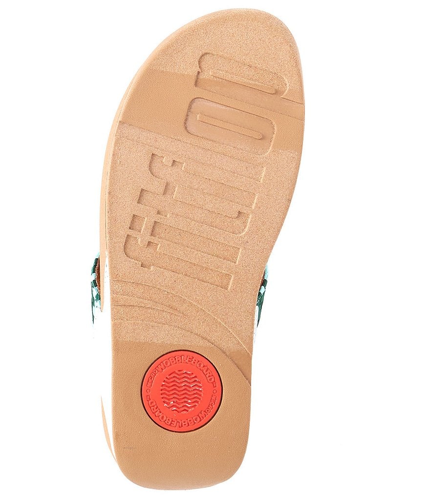 FitFlop Lulu Silky Weave Toe Post Sandals