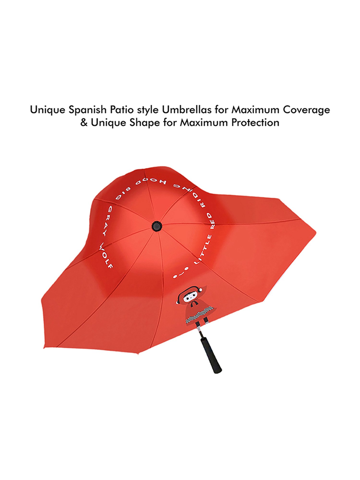 Little Surprise Box LLP Red Polyester Kids Umbrella