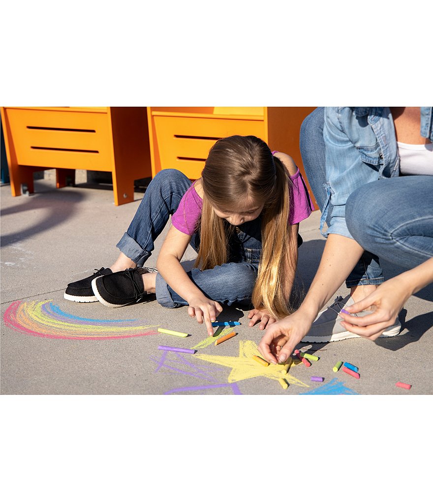 Hey Dude Girls' Wendy Linen Washable Slip-Ons (Youth)