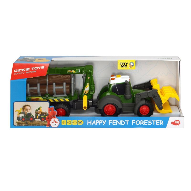 Dickie Toys Happy Fendt 25" Forester Truck and Trailer