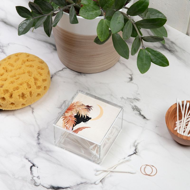 Iveta Abolina Raffi Moon 4" x 4" Acrylic Box - Deny Designs