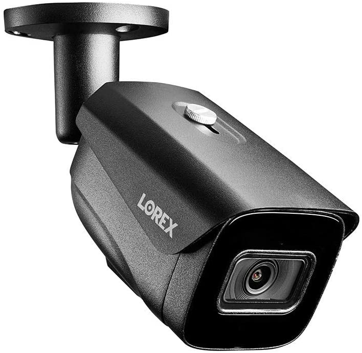 Lorex NC4K3F-164BB 4K Surveillance System w/ N882A63B 3TB 4K 16 Channel NVR and 4 4K 8MP LNB9242B Audio Bullet Cameras Featuring Real-Time 30FPS Recording and Smart Motion Detection