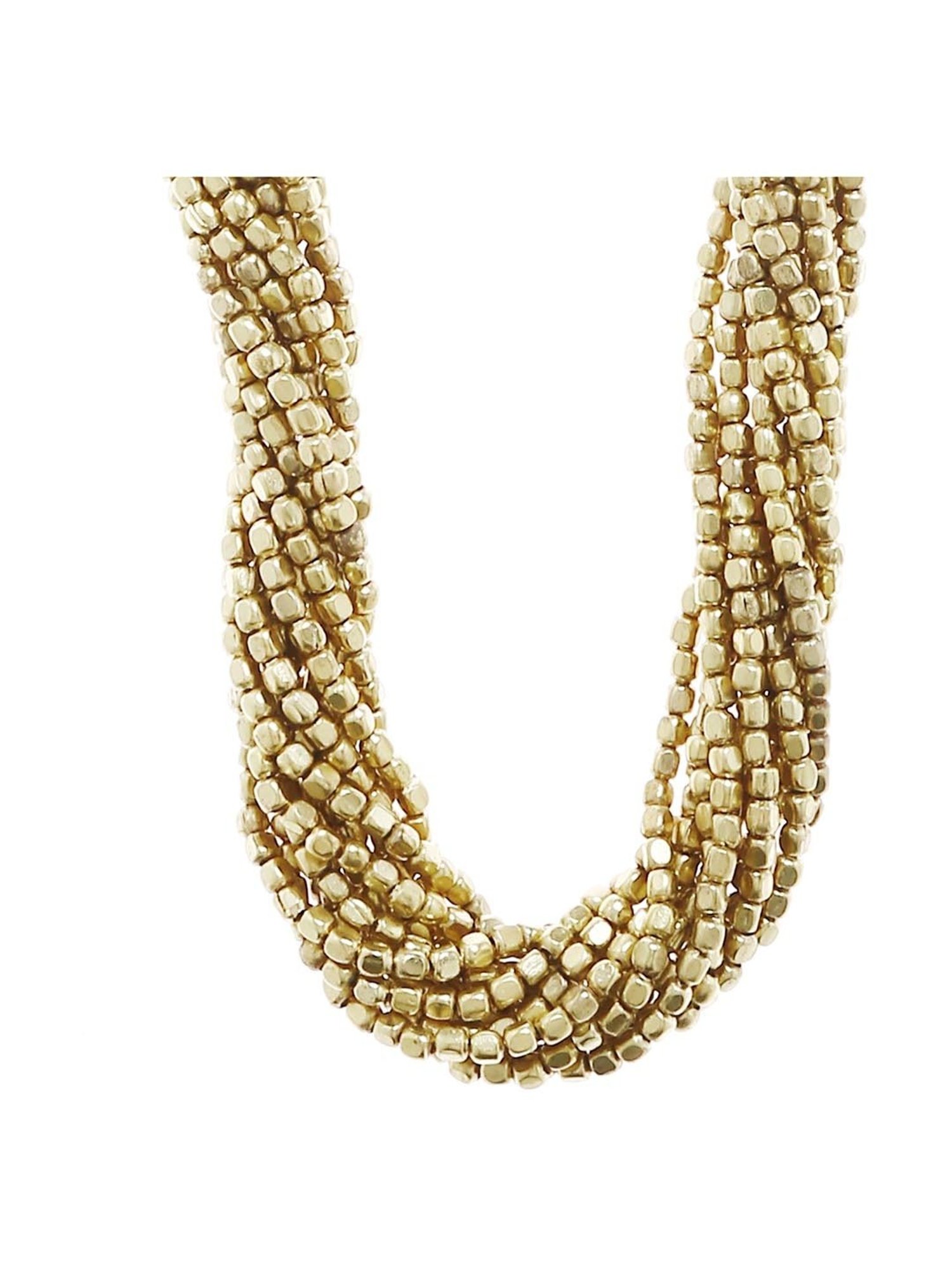 Imli Street Blue & Golden Necklace