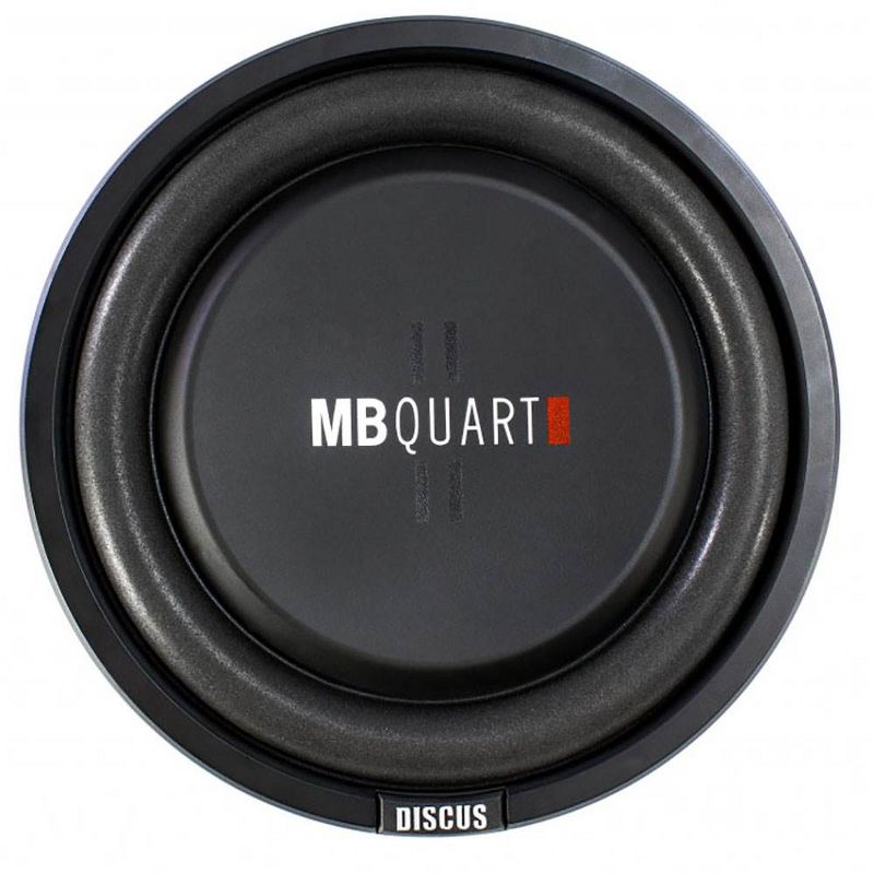 MB Quart 400 Watt 10 Inch Shallow Subwoofer and Q Power Slim Sub Box Enclosure