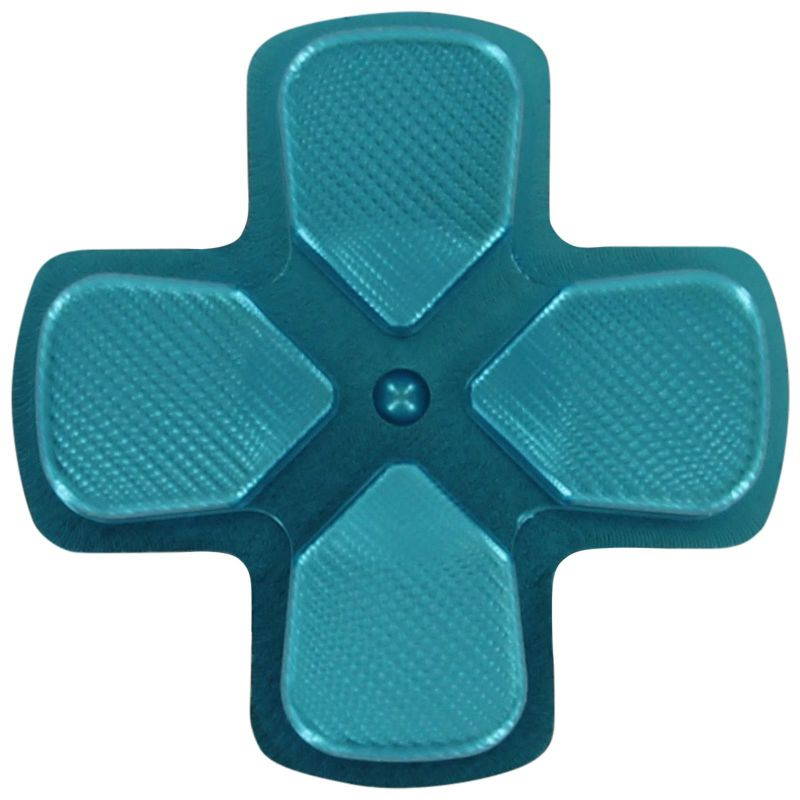 ZedLabz aluminium alloy metal directional d pad arrow button for Sony PS4 controllers - blue