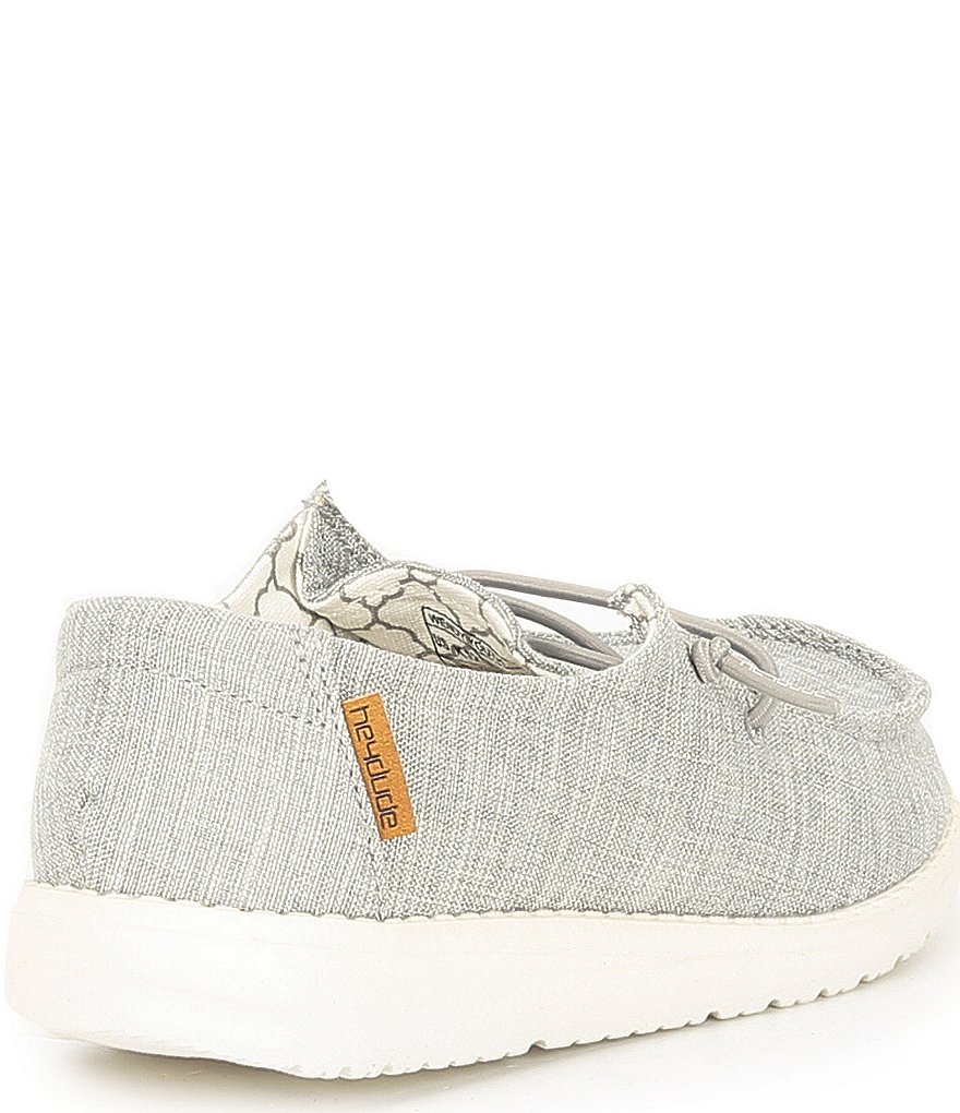 Hey Dude Girls' Wendy Linen Washable Slip-Ons (Toddler)