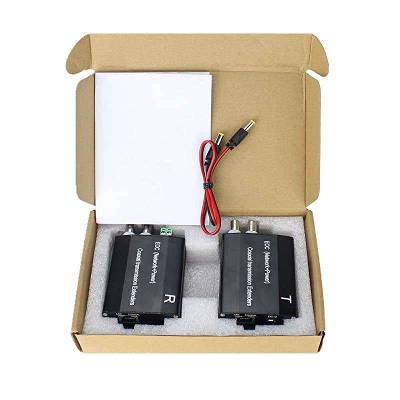 and Power Bridge Ethernet Over Coax Converter 10100M Support MultiPoint Access CTEOC03MP