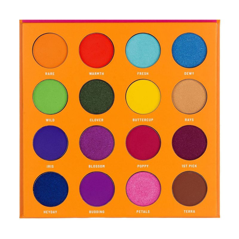 Color Story Pressed Pigment Eyeshadow Palette - Bright Blooms - 0.32oz