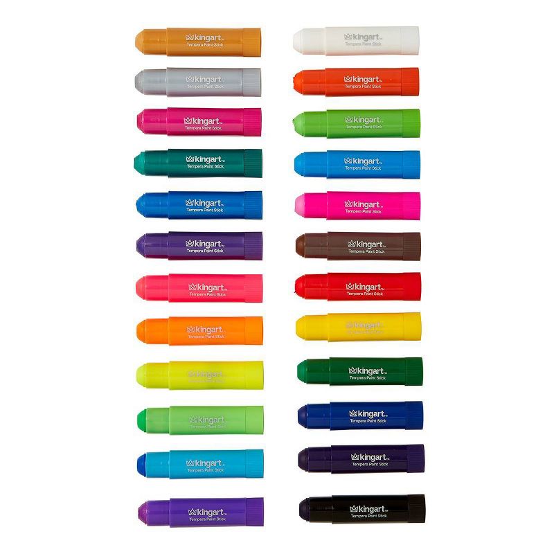 24ct Tempera Paint Sticks - Kingart