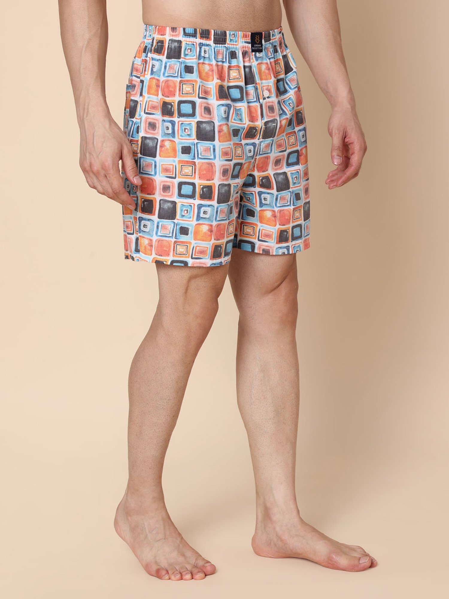 Urban Scottish Multi Other Regular fit Print Boxers-Pack of 3