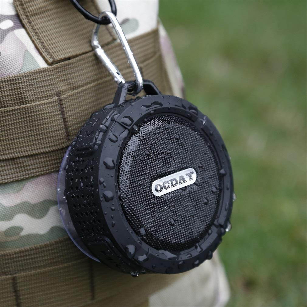 OCDAY C6  Wireless Bluetooth Speaker With Calls Handsfree and Suction Cup