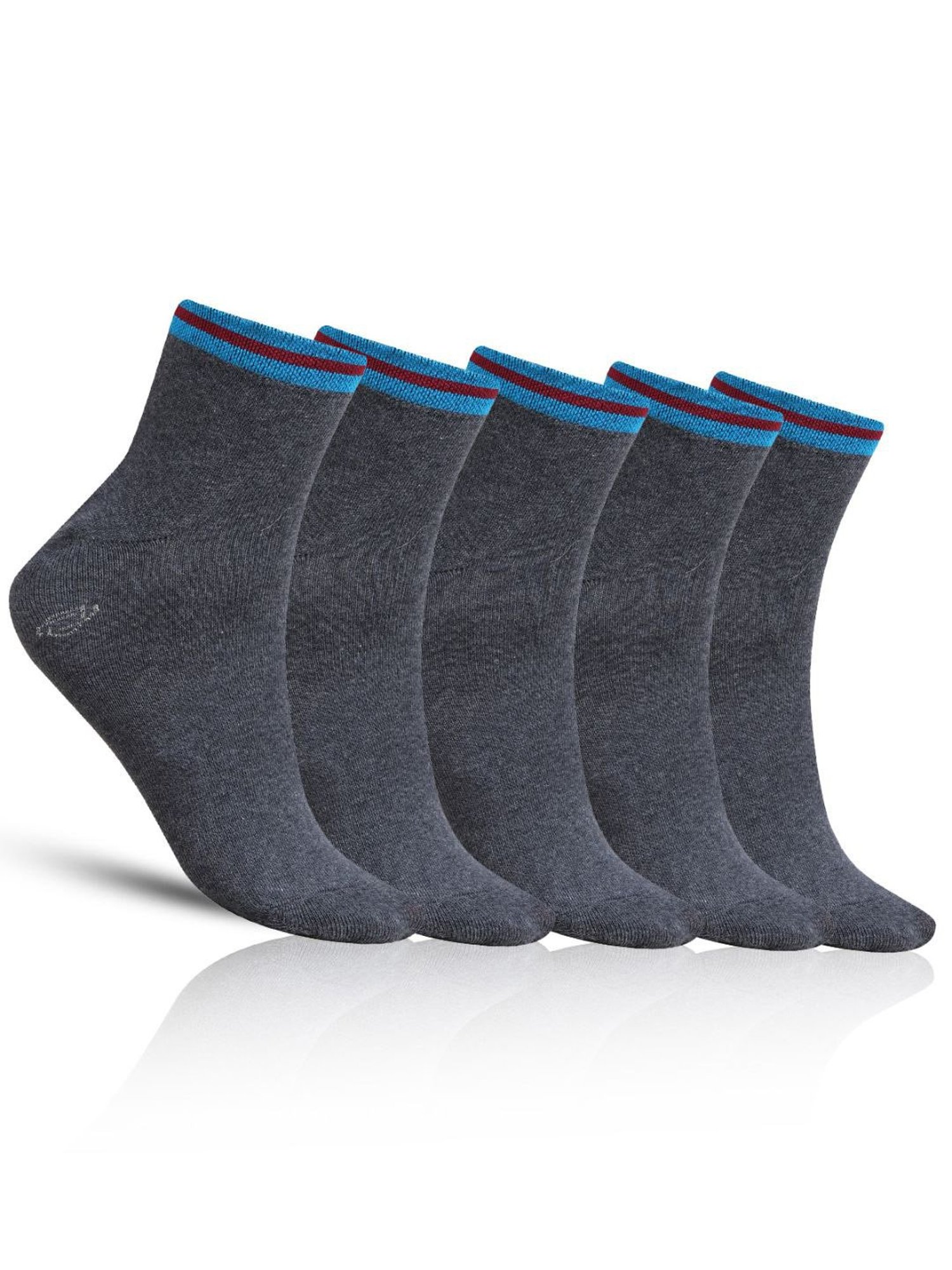 Dollar Socks For Men's Casual Ankle Length In (Pack of 5)