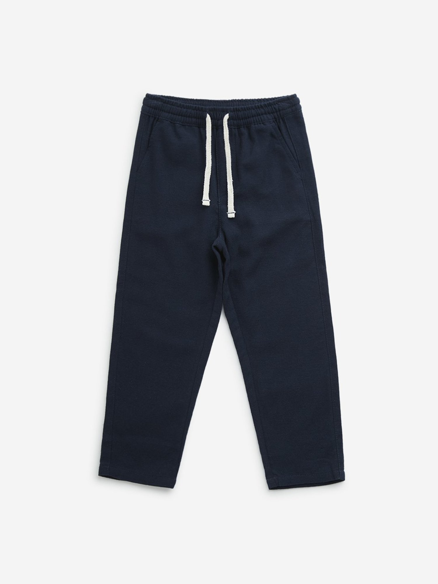 Plum Tree Boys Black Printed Joggers