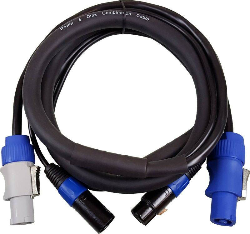 Blizzard DMX5PC-6 / COMBO 5-PIN DMX COOL CABLE+POWERCON CABLE 6-FOOT