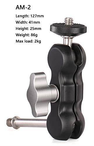 Leofoto AM-2 Magic Arm Multi-Purpose Tripod Accessory Mount 1/4" Ideal Smartphone etc
